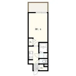 フォーリアライズ京都大将軍【5階】の間取り