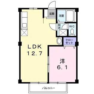 エスポア-ルTH【2階】の間取り