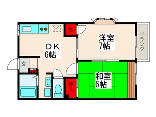 メイプルY【2階】の間取り