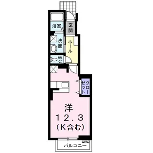 ソレイユ【1階】の間取り