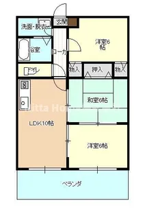 グランムーン【2階】の間取り