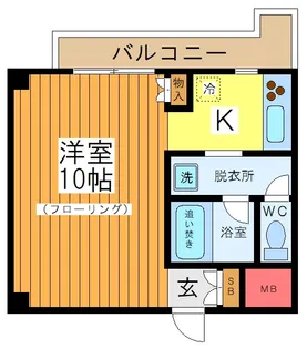 サウスサイド都立大学【4階】の間取り