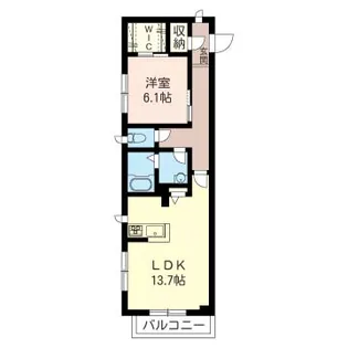 ボナール志村【3階】の間取り