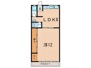 コ-ポ北村【2階】の間取り