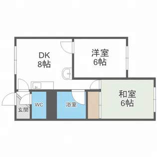 OMレジデンス栄町【4階】の間取り