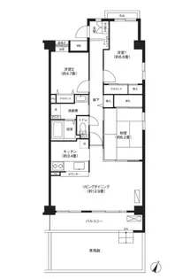 コーポレート浦和別所【1階】の間取り