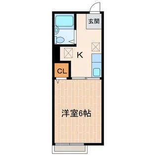 ミストラル【2階】の間取り