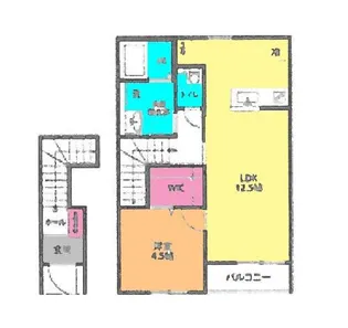 リーブルファイン小平仲町【2階】の間取り
