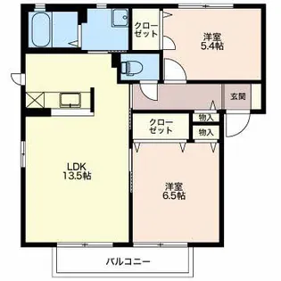 グランコート【2階】の間取り