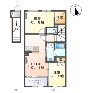 コンフォースS【2階】の間取り