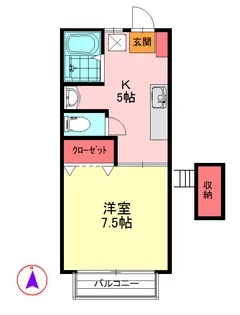 ミレニアムG【1階】の間取り