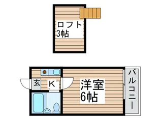 ジュネパレス松戸45【2階】の間取り