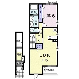 カトレーヴVIII【2階】の間取り