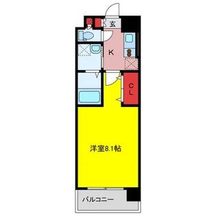 パークサイドアベニュー(若葉)【2階】の間取り