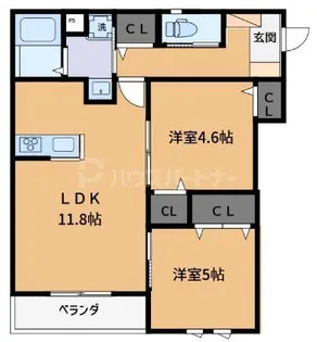 Soleil東公園【3階】の間取り