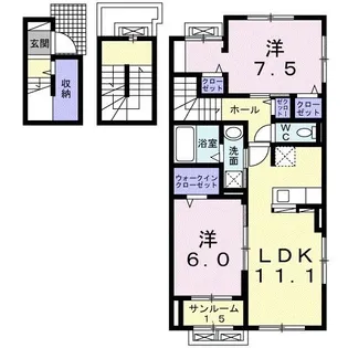 ディフォーレ【3階】の間取り
