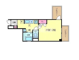 ベラジオ御所東【3階】の間取り