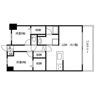 OA FLAT阿成【5階】の間取り