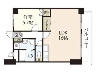 ミラドール奥田西町【3階】の間取り