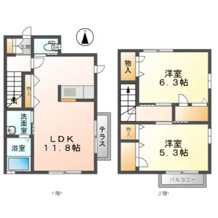 Jeep【2階】の間取り