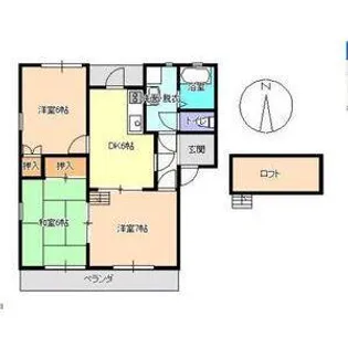 ヴィラパークII【3階】の間取り