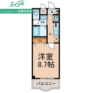 メルヴェーユ【2階】の間取り