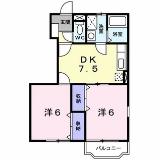 メルクマールSX I・II【1階】の間取り