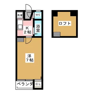 オークヴィラ本陣【1階】の間取り