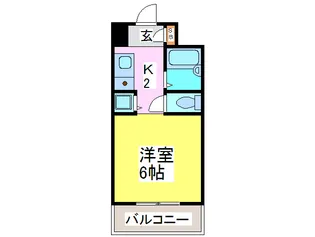 童夢ハイツ【3階】の間取り