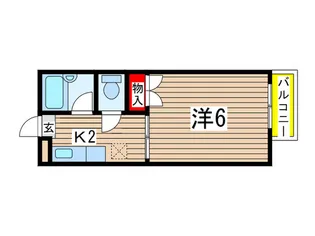 ハウス・ウステリアB棟【1階】の間取り