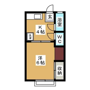 グリーンハイツ第2【2階】の間取り