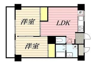 広栄ハイツ【3階】の間取り