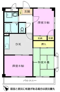 ドエル朝霞台【1階】の間取り