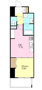 ラフィシア関内【4階】の間取り