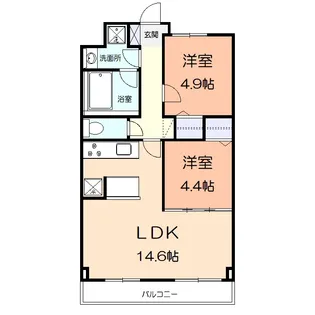 Freesia【2階】の間取り