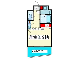 ドリ-ムネオポリス鶴見III【7階】の間取り