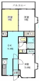 グレースビル【3階】の間取り