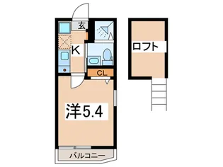 スカーレット六角橋【2階】の間取り