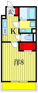 陽光海神【3階】の間取り