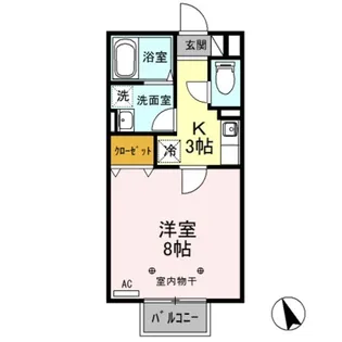 セゾンけやき II【2階】の間取り