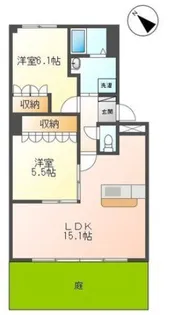 ル・ジャルダン【1階】の間取り