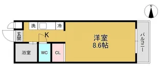レジデンス学南【1階】の間取り