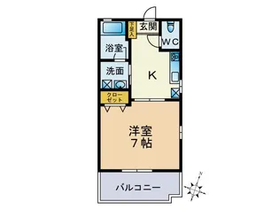 アンシャンテ【2階】の間取り