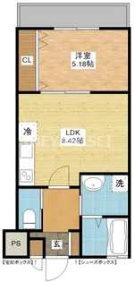 ボナール協和【3階】の間取り