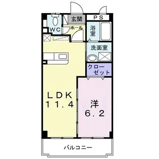 Dream Palace 邦【3階】の間取り