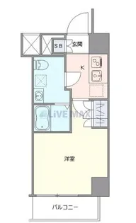 クレヴィスタ横浜【10階】の間取り