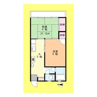 コーポラス福寿【3階】の間取り