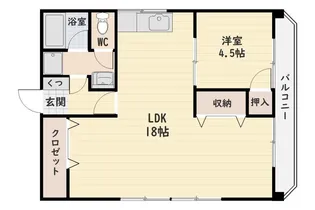 第2パースビル【6階】の間取り
