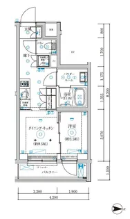 セジョリ武蔵小杉【3階】の間取り
