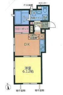 Petit Lapin II【1階】の間取り